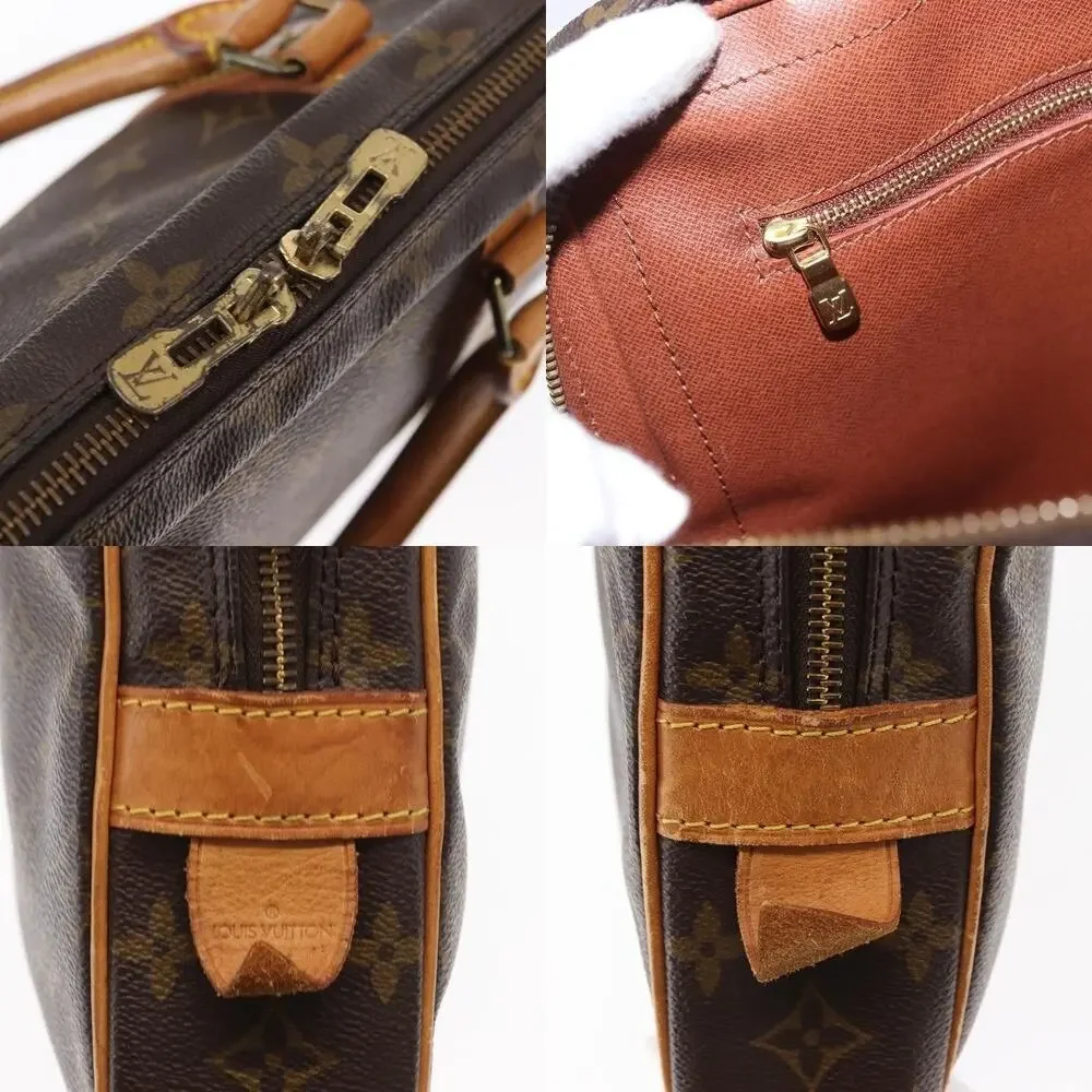 Louis Vuitton Monogram Porte Documents Voyage Business Bag Brown
